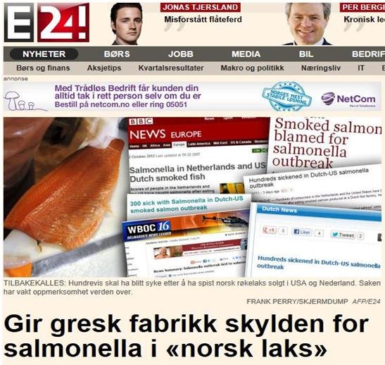 E24 on salmonella E24 on salmonella