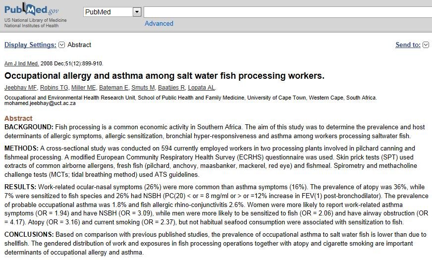 Scottish Sea farms #4 asthma paper Scottish Sea farms #4 asthma paper