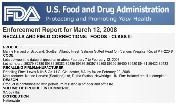 MH FDA enforcement report 2008 MH FDA enforcement report 2008