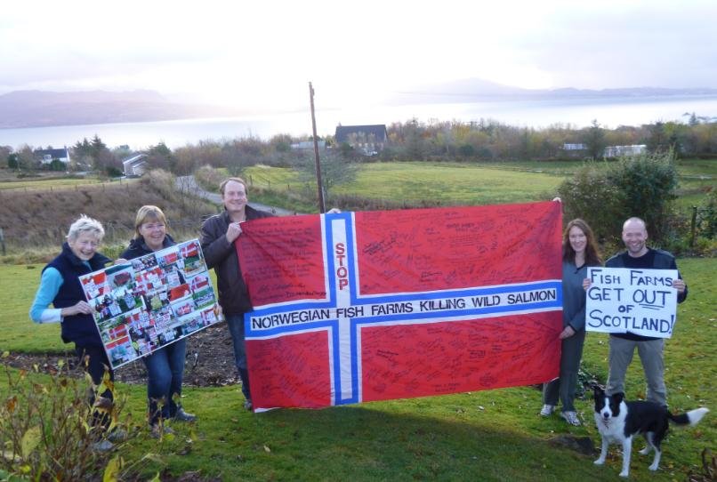 Wild Salmon First flag #1 Scotland Skye Wild Salmon First flag #1 Scotland Skye