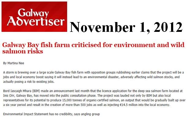 Galway Bay 15,000 tonne farm Galway Bay 15,000 tonne farm