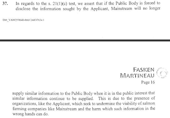 Fasken FOI letter 2 Fasken FOI letter 2