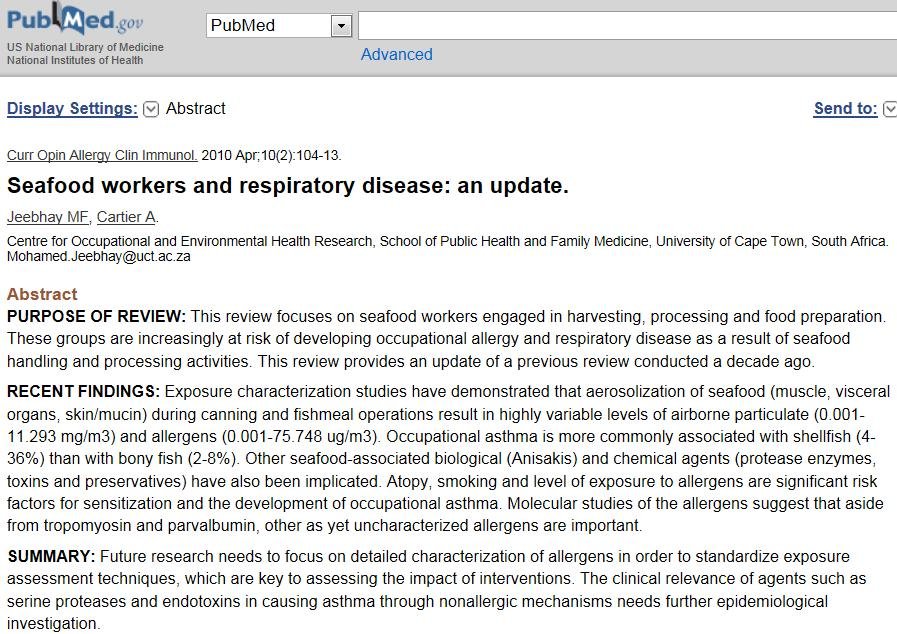 Scottish Sea farms #3 asthma paper Scottish Sea farms #3 asthma paper