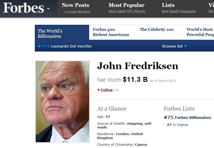 Blog #5 Forbes fredriksen Blog #5 Forbes fredriksen
