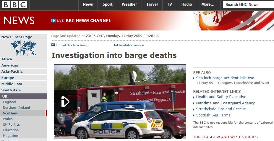 Scottish sea farms #28 BBC deaths Scottish sea farms #28 BBC deaths