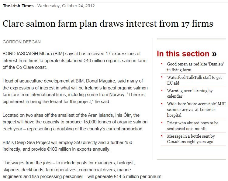 Irish Times on 15,000 tonne farm Irish Times on 15,000 tonne farm