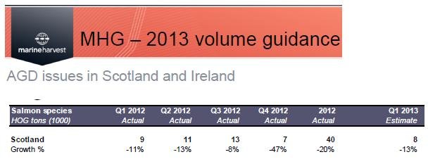 Q4 2012 presentation summary #4 volume guidance Q4 2012 presentation summary #4 volume guidance