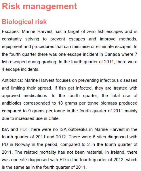 Q4 2012 report #7 biological risks Q4 2012 report #7 biological risks