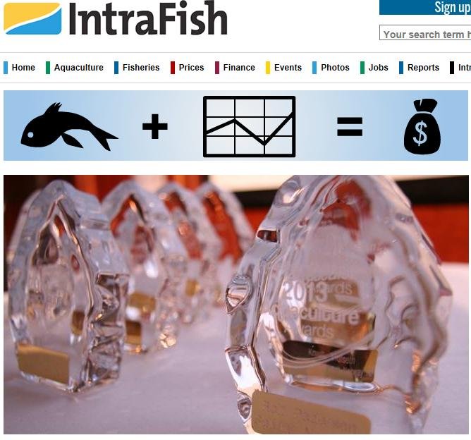 Aquaculture Awards 2013 #1 Intrafish Aquaculture Awards 2013 #1 Intrafish