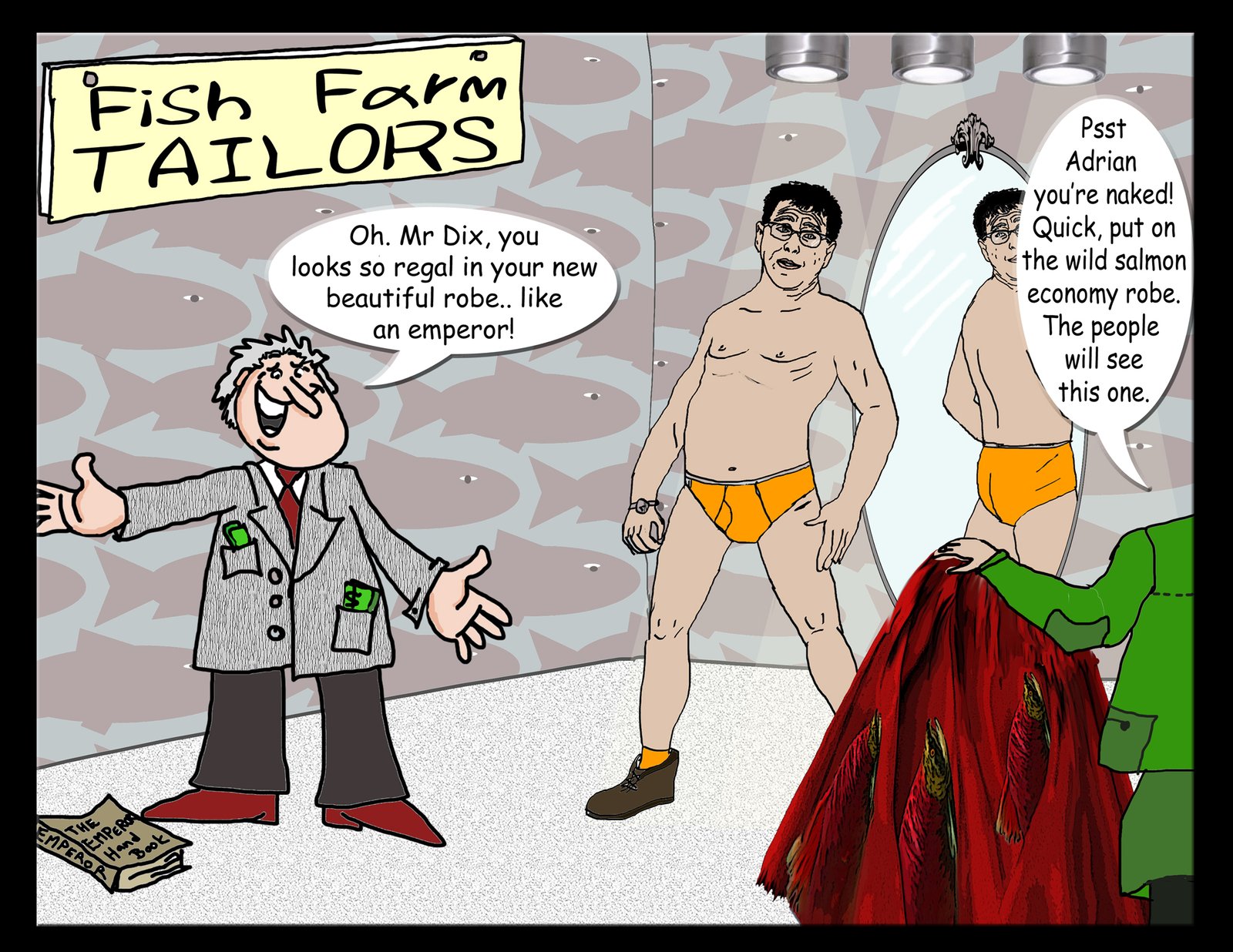 Adrian Dix Emperor new clothes cartoon Adrian Dix Emperor new clothes cartoon