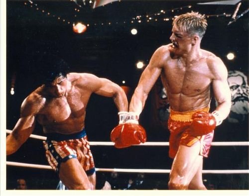 Rocky Drago 5 punching back Rocky Drago 5 punching back