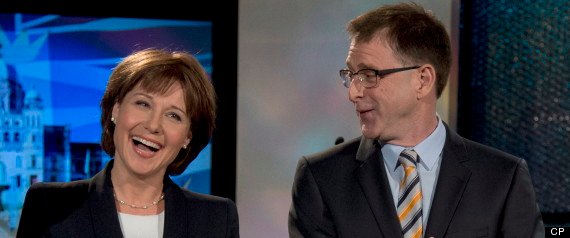 Adrian Dix and Christy Clark Adrian Dix and Christy Clark