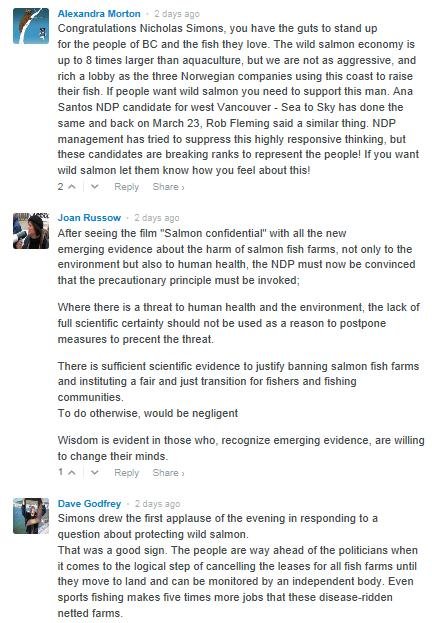 NDP coast reporter comments #1 NDP coast reporter comments #1