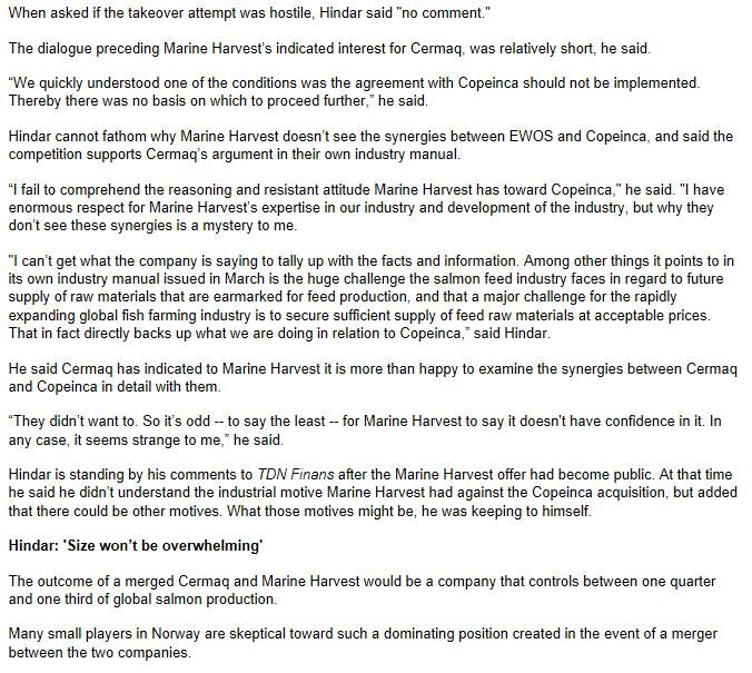 MH cermaq Hindar talk #3 MH cermaq Hindar talk #3