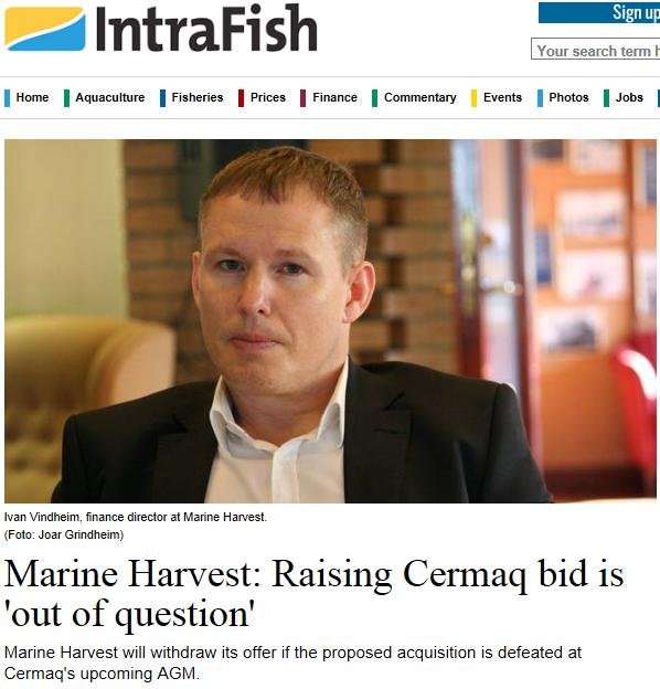 MH cermaq no raised offer #1 MH cermaq no raised offer #1