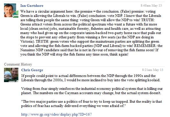 Greens vote splitting #3 Greens vote splitting #3