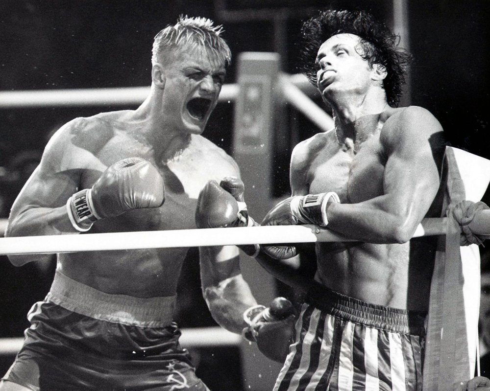 Rocky Drago 4 punching back Rocky Drago 4 punching back