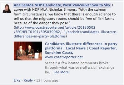 NDP Ana Santos position NDP Ana Santos position