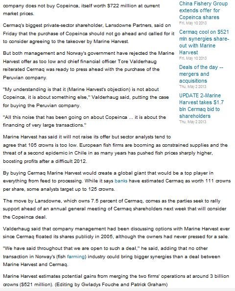 MH cermaq Reuters #3 MH cermaq Reuters #3