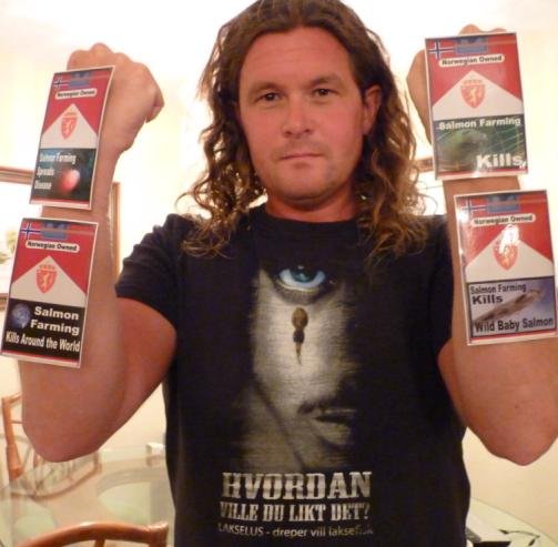 Don with stickers after lawsuit victory Don with stickers after lawsuit victory