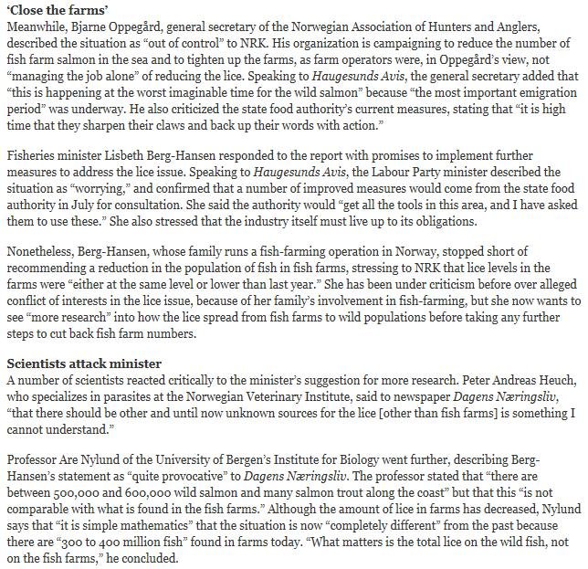 Norway lice article Norway lice article