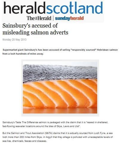 Sainsburys ASA 2013 Herald Sainsburys ASA 2013 Herald