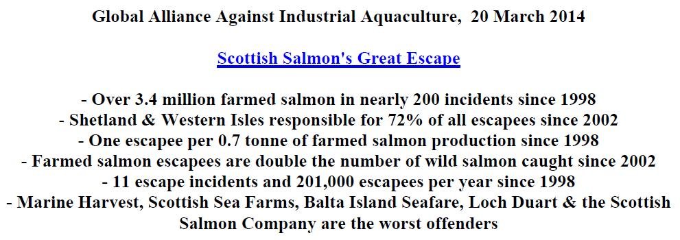 Scottish Salmon's Great Escape PR 20 March 2014 intro snapshot Scottish Salmon's Great Escape PR 20 March 2014 intro snapshot