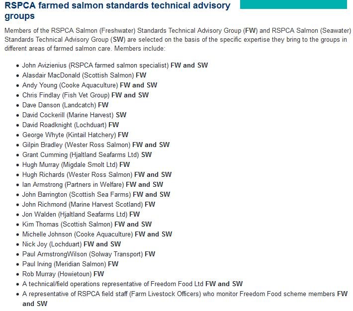 RSPCA technical advisory group RSPCA technical advisory group