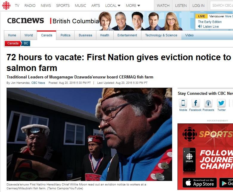 MH sues eviction CBC