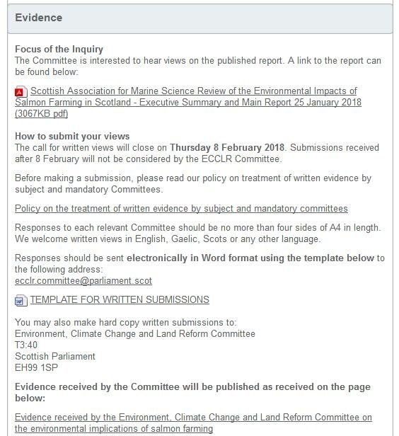 SP inquiry evidence page SP inquiry evidence page