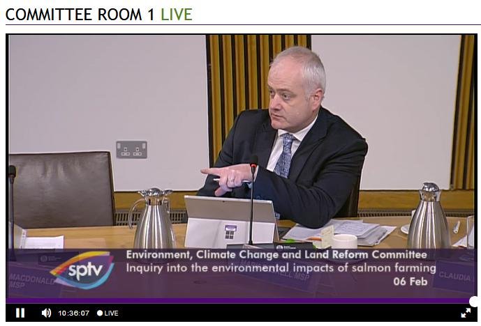 SP TV 6 Feb 2018 Mark Ruskell pointing figure asking mort & disease question SP TV 6 Feb 2018 Mark Ruskell pointing figure asking mort & disease question