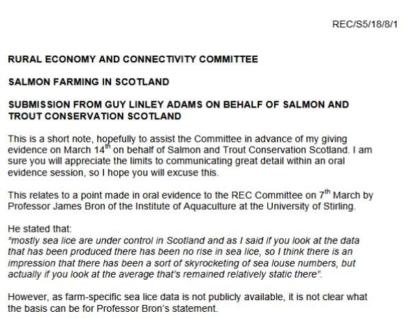 SP recc 14 March evidence agenda Guy #1