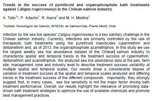 Sea Lice 2014 chile Sea Lice 2014 chile