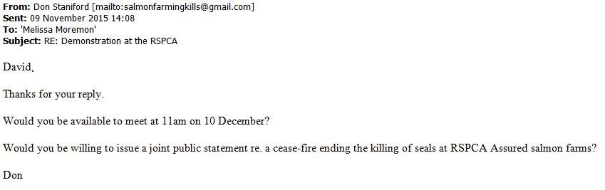 RSPCA email from GAAIA 9 Nov 2015 RSPCA email from GAAIA 9 Nov 2015