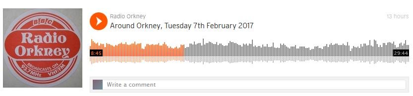Radio Orkney 7 Feb 2017 Radio Orkney 7 Feb 2017