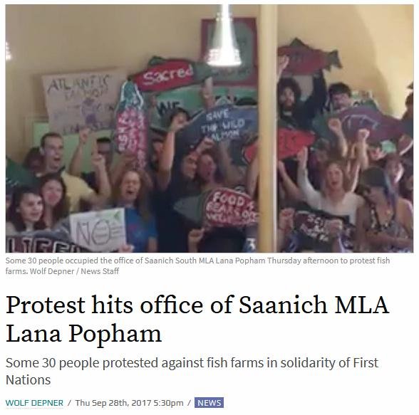 Popham protest Popham protest