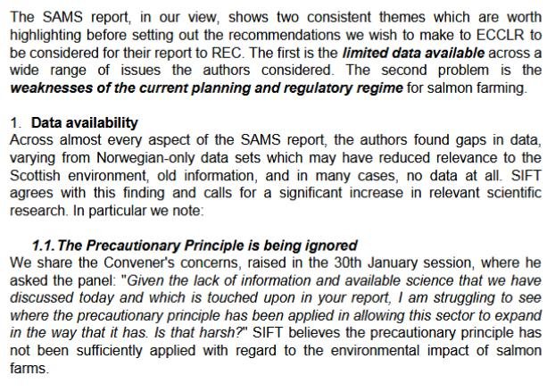 Sp written evidence SIFT #1