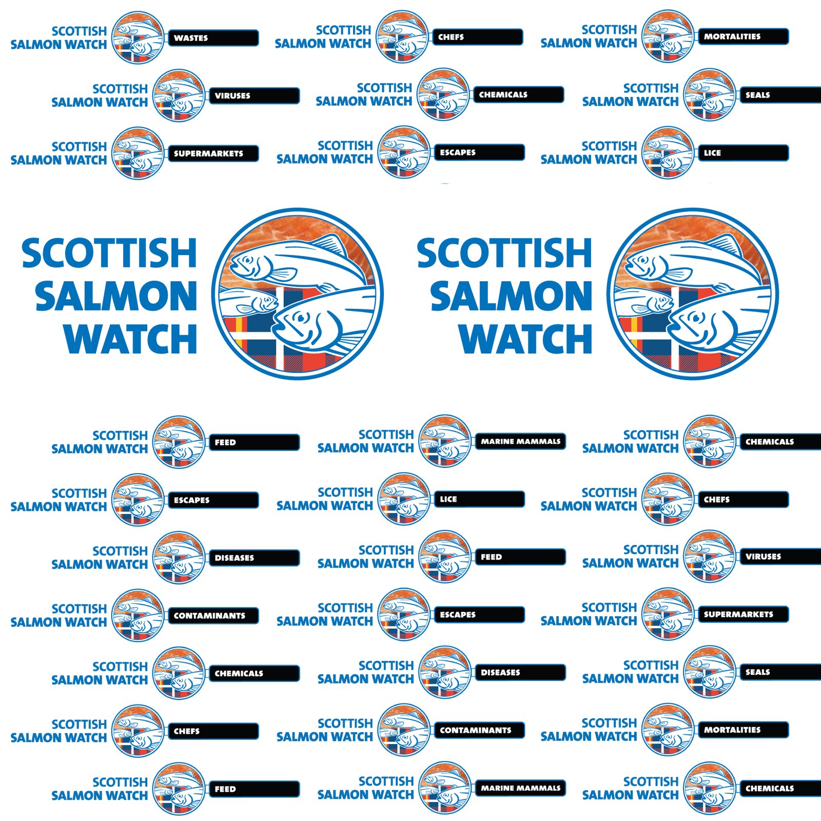 Logos in big backdrop Logos in big backdrop