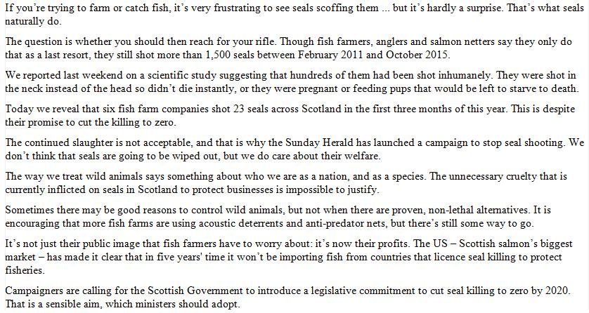 Sunday Herald 11 Sept 2016 #Editorial #2 Sunday Herald 11 Sept 2016 #Editorial #2