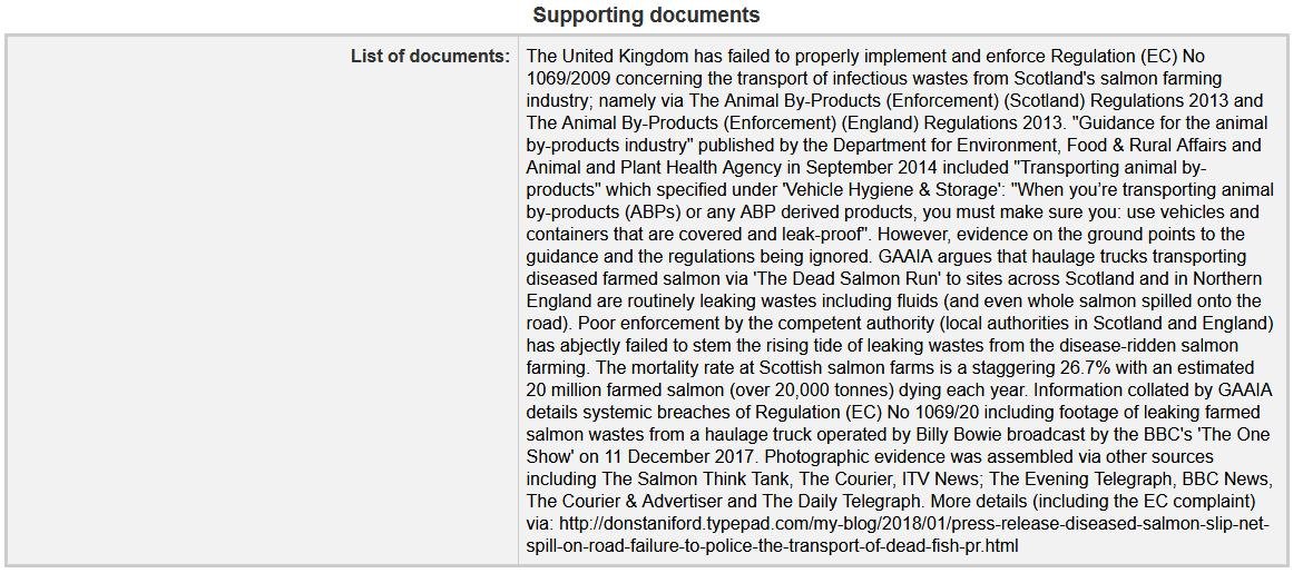 EC Complaint form 31 Jan 2018 #3 EC Complaint form 31 Jan 2018 #3