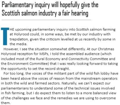 Fish Farmer Jan 2018 setting record straight #2 Fish Farmer Jan 2018 setting record straight #2