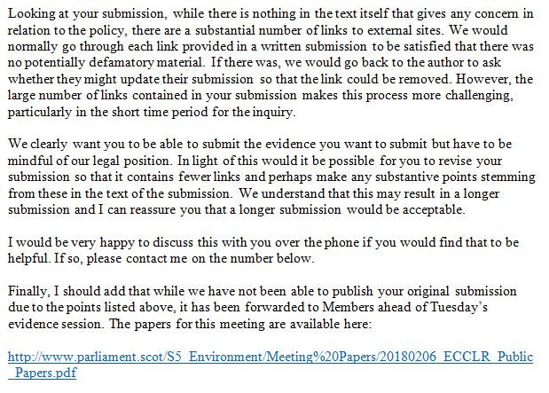 SP refusal email 2 Feb 2018 #2 SP refusal email 2 Feb 2018 #2