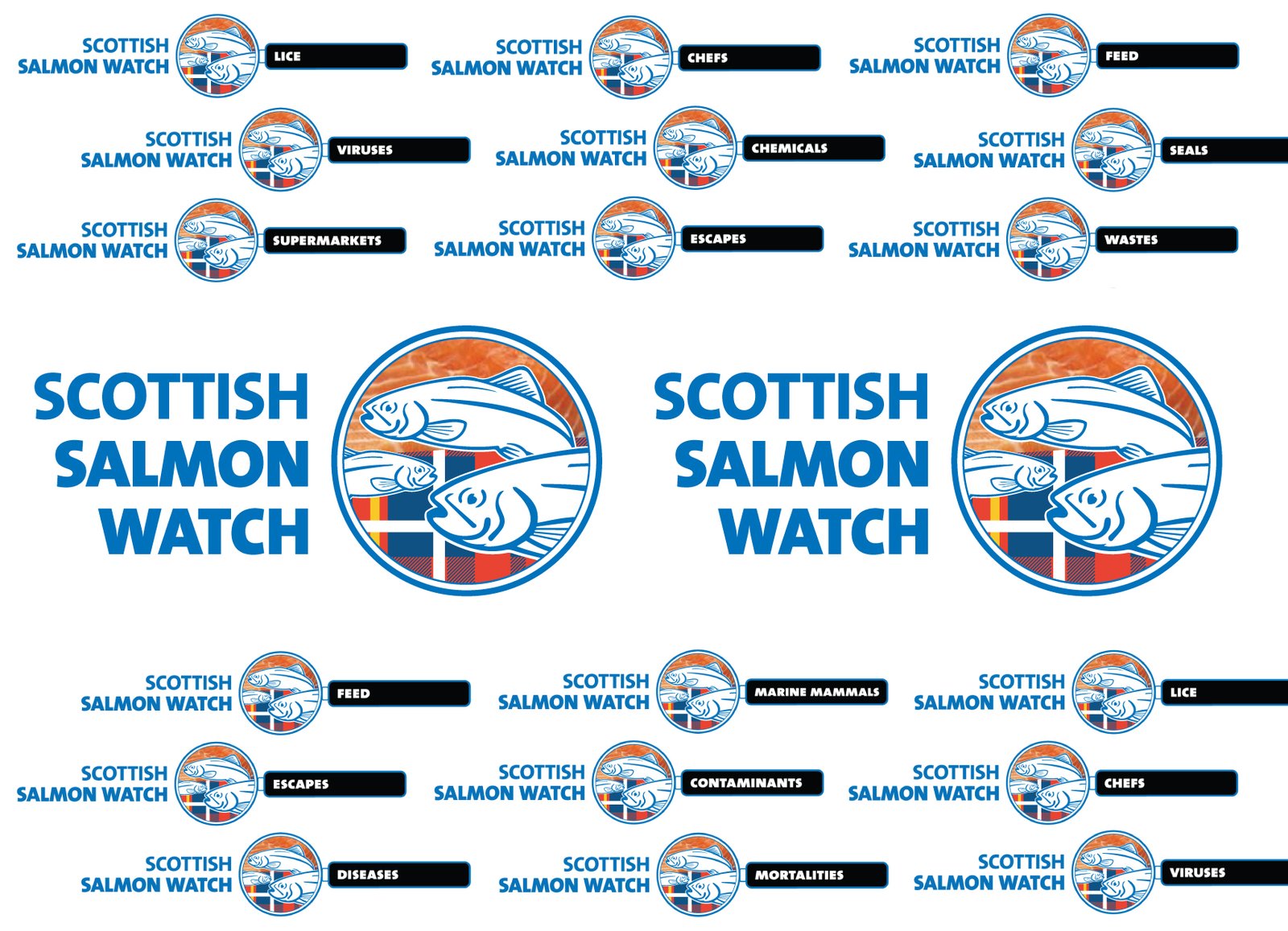 Logos in medium backdrop Logos in medium backdrop