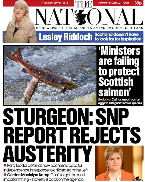 The National 31 May 2018 Front Page The National 31 May 2018 Front Page