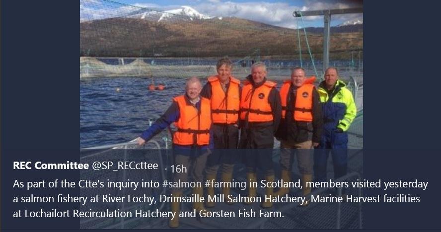 Tweet by RECC 30 April 2018 re MH visit