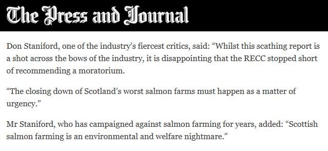 P&J 27 Nov 2018 Don quote