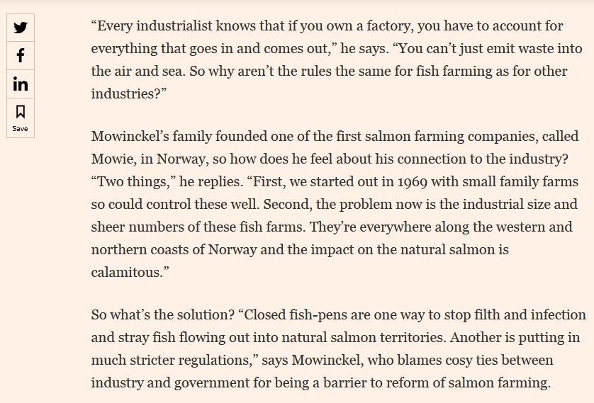 Frederick Mowinckel in FT quote #2