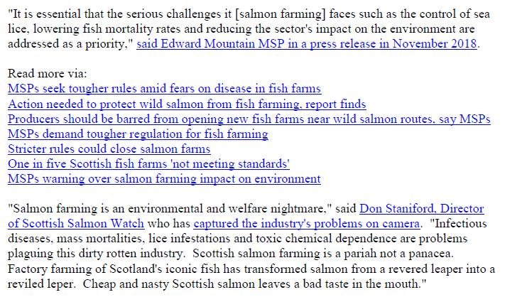 PR Parliament Grills Scottish Salmon 5 Feb 2019 #3