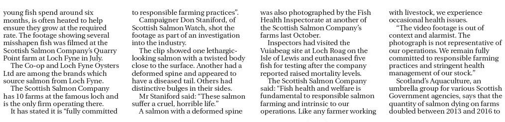 Sunday Post 30 September 2018 #4 filming article