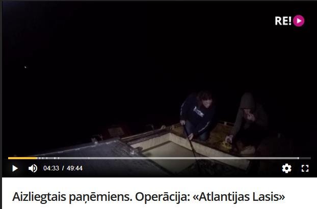 Latvian TV #4 Don with reporter on top of skip